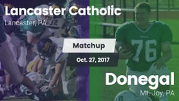 Matchup: Lancaster Catholic vs. Donegal  2017
