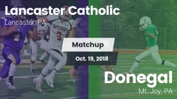 Matchup: Lancaster Catholic vs. Donegal  2018
