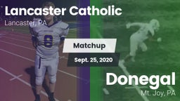 Matchup: Lancaster Catholic vs. Donegal  2020