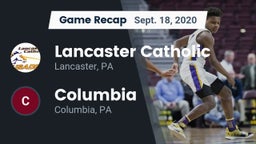 Recap: Lancaster Catholic  vs. Columbia  2020