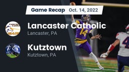 Recap: Lancaster Catholic  vs. Kutztown  2022