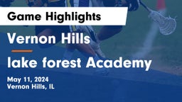 Vernon Hills  vs lake forest Academy Game Highlights - May 11, 2024