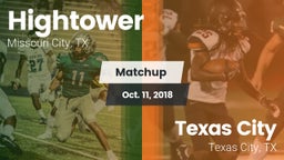 Matchup: Hightower High vs. Texas City  2018