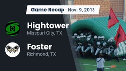 Recap: Hightower  vs. Foster  2018