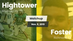 Matchup: Hightower High vs. Foster  2019
