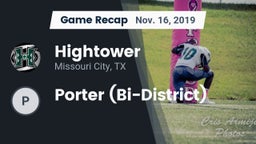 Recap: Hightower  vs. Porter (Bi-District) 2019