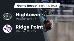 Recap: Hightower  vs. Ridge Point  2022