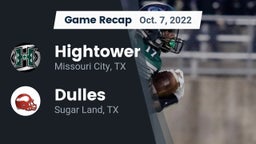 Recap: Hightower  vs. Dulles  2022