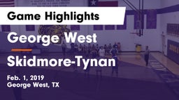 George West  vs Skidmore-Tynan  Game Highlights - Feb. 1, 2019