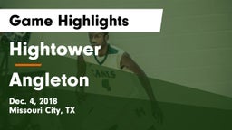 Hightower  vs Angleton Game Highlights - Dec. 4, 2018
