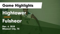 Hightower  vs Fulshear  Game Highlights - Dec. 6, 2018