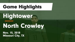 Hightower  vs North Crowley  Game Highlights - Nov. 15, 2018