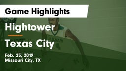 Hightower  vs Texas City  Game Highlights - Feb. 25, 2019