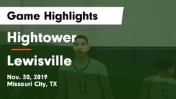 Hightower  vs Lewisville  Game Highlights - Nov. 30, 2019