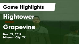 Hightower  vs Grapevine Game Highlights - Nov. 22, 2019