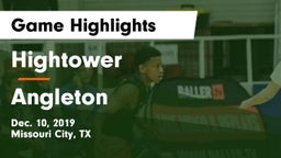 Hightower  vs Angleton  Game Highlights - Dec. 10, 2019