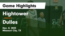 Hightower  vs Dulles  Game Highlights - Dec. 8, 2023