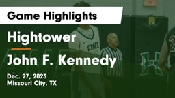 Hightower  vs John F. Kennedy  Game Highlights - Dec. 27, 2023
