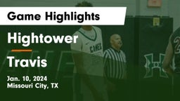 Hightower  vs Travis  Game Highlights - Jan. 10, 2024