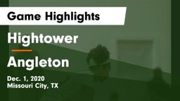 Hightower  vs Angleton  Game Highlights - Dec. 1, 2020
