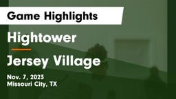 Hightower  vs Jersey Village  Game Highlights - Nov. 7, 2023