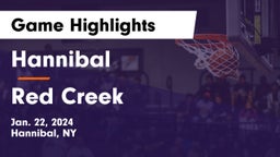 Hannibal  vs Red Creek Game Highlights - Jan. 22, 2024