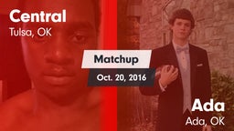Matchup: Central  vs. Ada  2016