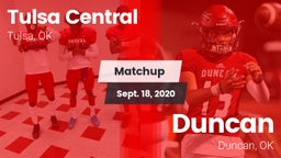 Matchup: Tulsa Central High vs. Duncan  2020