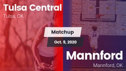Matchup: Tulsa Central High vs. Mannford  2020