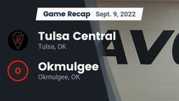 Recap: Tulsa Central  vs. Okmulgee  2022