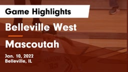 Belleville West  vs Mascoutah  Game Highlights - Jan. 10, 2022