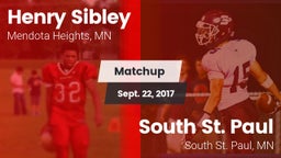 Matchup: Henry Sibley High vs. South St. Paul  2017