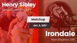 Matchup: Henry Sibley High vs. Irondale  2017