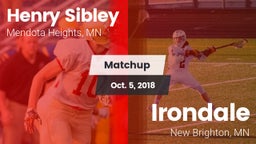 Matchup: Henry Sibley High vs. Irondale  2018