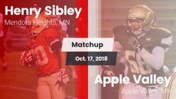 Matchup: Henry Sibley High vs. Apple Valley  2018