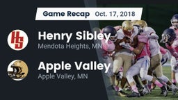 Recap: Henry Sibley  vs. Apple Valley  2018