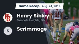 Recap: Henry Sibley  vs. Scrimmage 2019