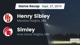 Recap: Henry Sibley  vs. Simley  2019