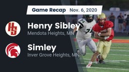 Recap: Henry Sibley  vs. Simley  2020