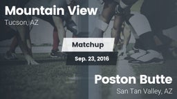 Matchup: Mountain View High vs. Poston Butte  2016