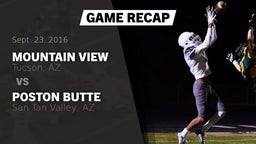 Recap: Mountain View  vs. Poston Butte  2016