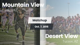 Matchup: Mountain View High vs. Desert View  2016