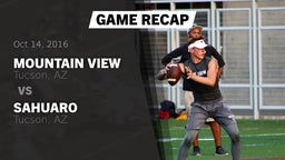 Recap: Mountain View  vs. Sahuaro  2016