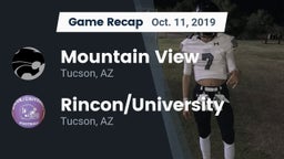 Recap: Mountain View  vs. Rincon/University  2019