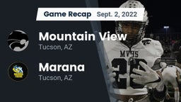 Recap: Mountain View  vs. Marana  2022