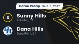 Recap: Sunny Hills  vs. Dana Hills  2017