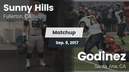 Matchup: Sunny Hills High vs. Godinez  2017