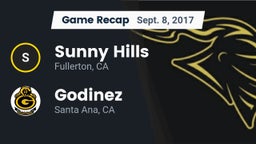 Recap: Sunny Hills  vs. Godinez  2017