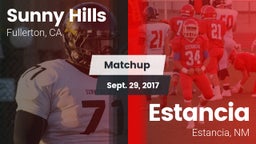 Matchup: Sunny Hills High vs. Estancia  2017