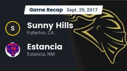 Recap: Sunny Hills  vs. Estancia  2017